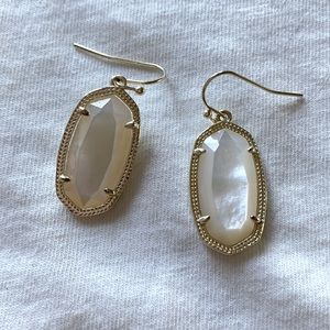 Kendra Scott mother of pearl earrings